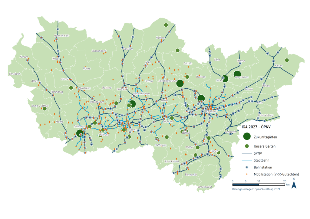 Mobilitätskonzept IGA 2027 für die ­Metropole Ruhr