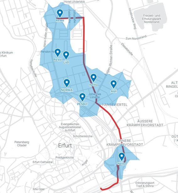 Erfurt: Machbarkeitsstudie zu <nobr>Parkplätzen im <nobr>Umfeld der Linie&nbsp;9</nobr></nobr>