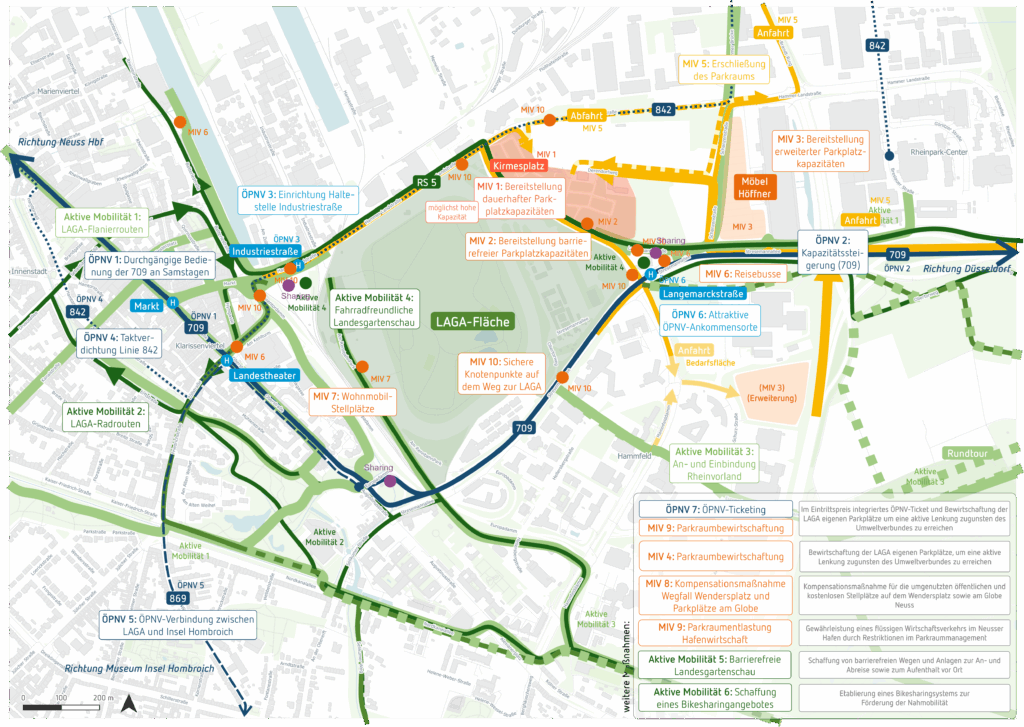 Mobilitätskonzept Landesgartenschau Neuss&nbsp;2026