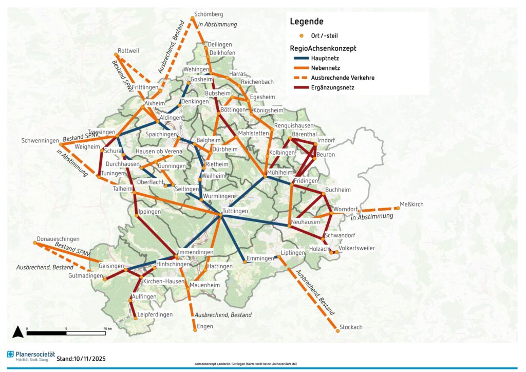Nahverkehrsplan und Fachberatung ÖPNV Landkreis Tuttlingen